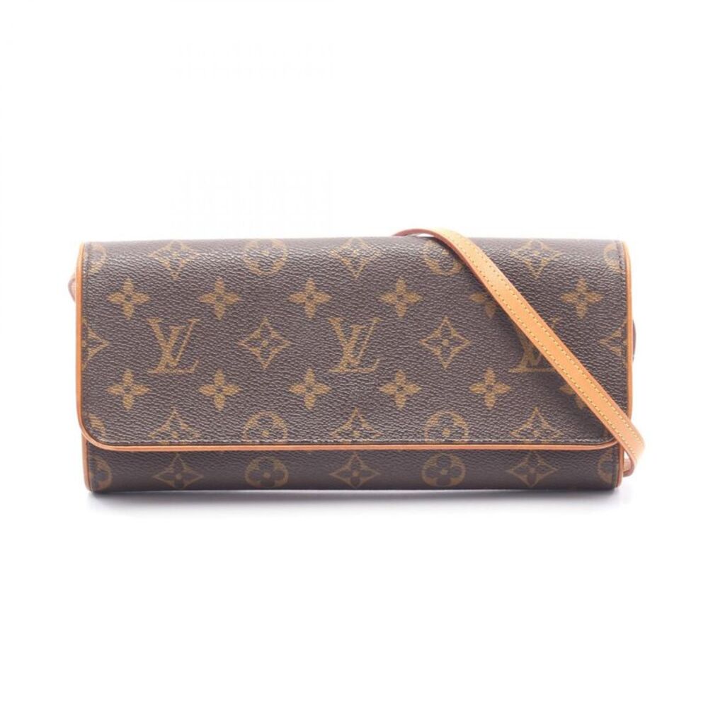 Louis Vuitton Pochette Twin GM Monogram Coated Canvas Shoulder Bag